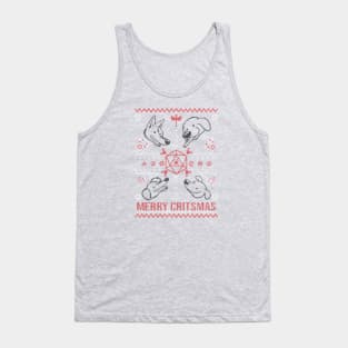 Ugly Christmas Sweater Tank Top